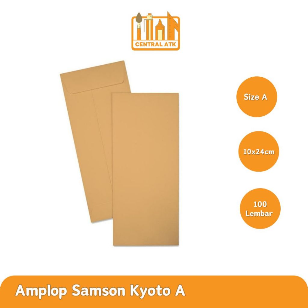 

AMPLOP COKLAT SAMSON KYOTO A (1 PAK)