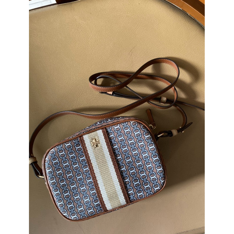 TORY BURCH-GEMINI LINK CANVAS MINI BAG