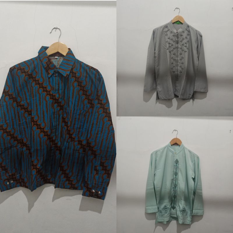 SALE.SALE Preloved baju koko dan batik pria || Murah meriah PART 32