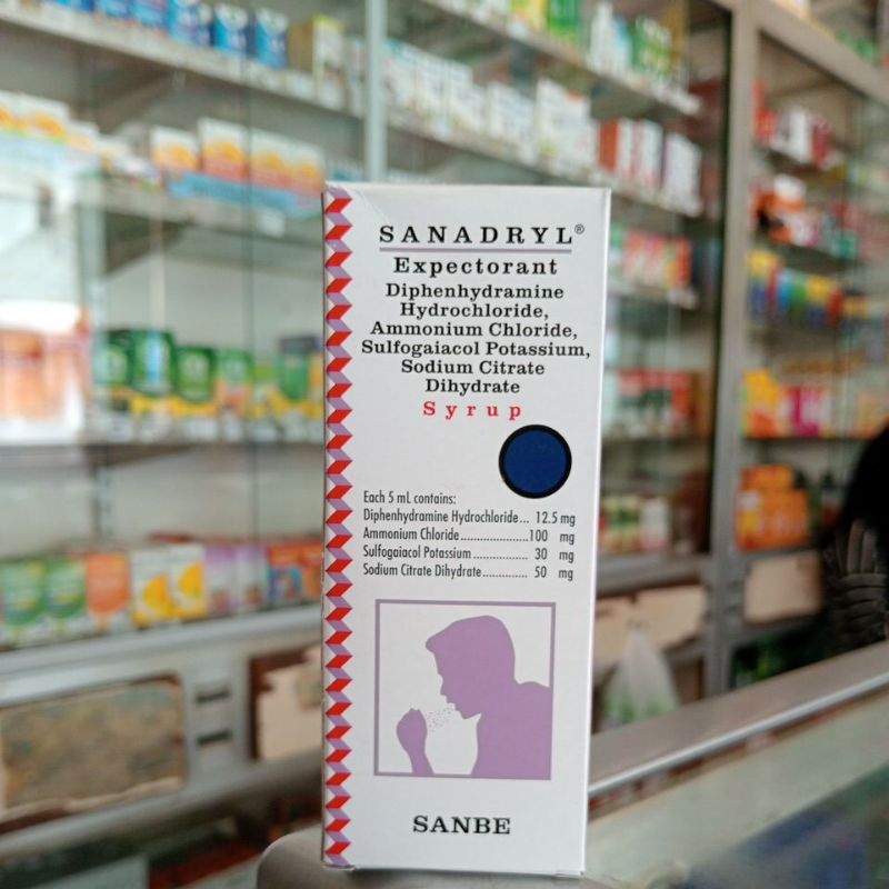 

Sanadryl Exp Sirup 60 mL/Obat Batuk Berdahak/ Batuk dewasa