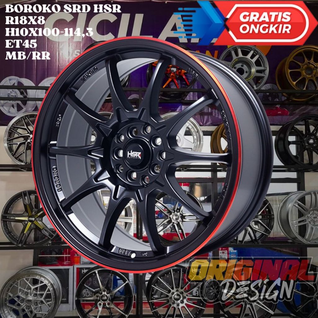 Velg Mobil TERIOS , CORTEZ , TUCSON , JUKE , HSR BOROKO SRD RING 18 R18