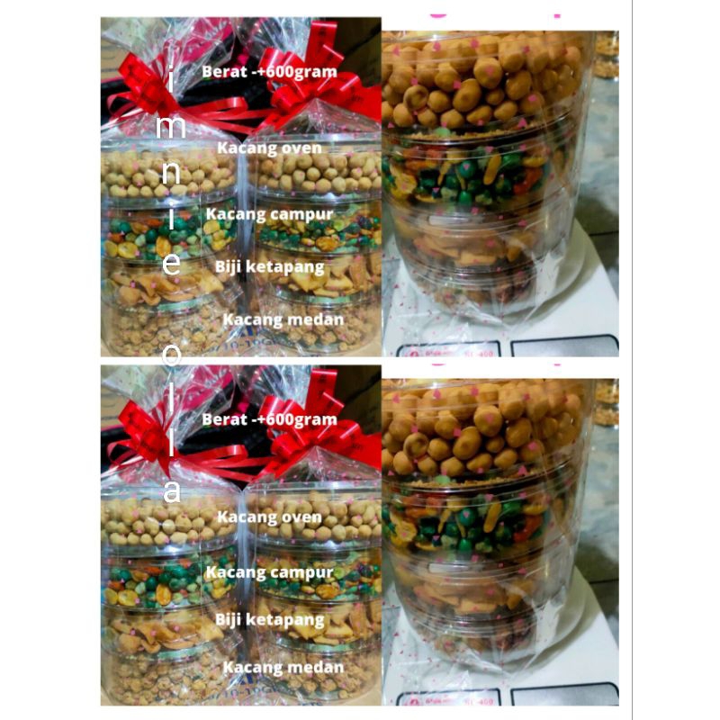 

PARCEL PAKET KACANG ISI 4TOPLES UK 250GRAM.EXP 2025.