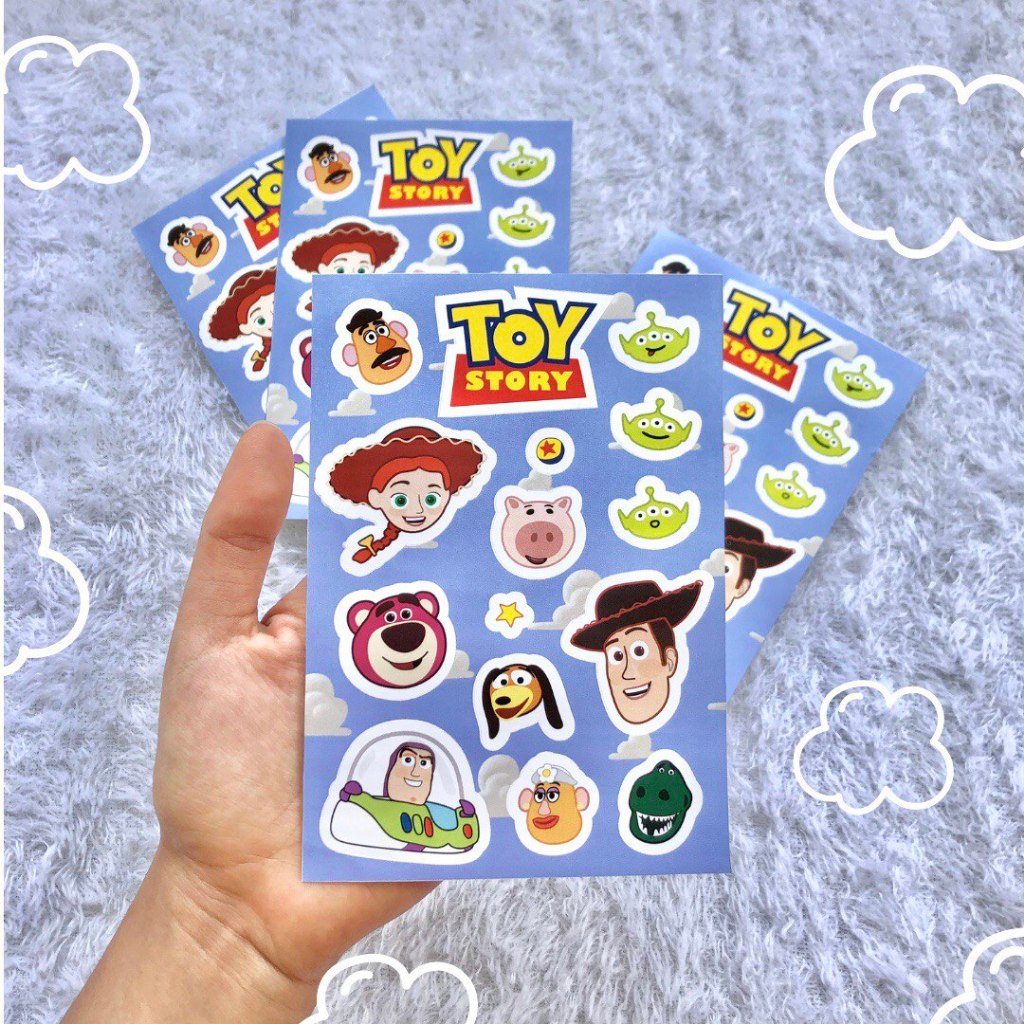 

Stiker Toy story Disney, waterproof sticker cutting, untuk case hp, laptop, dll