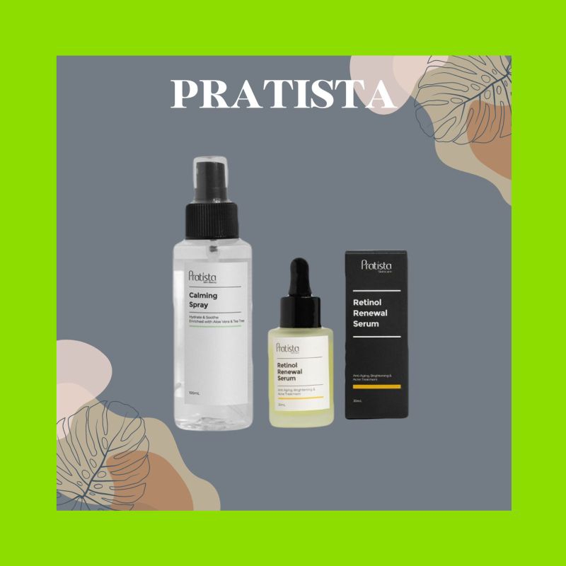 Retinol Renewal Serum Pratista : Pratista calming spray Facemist Pratista