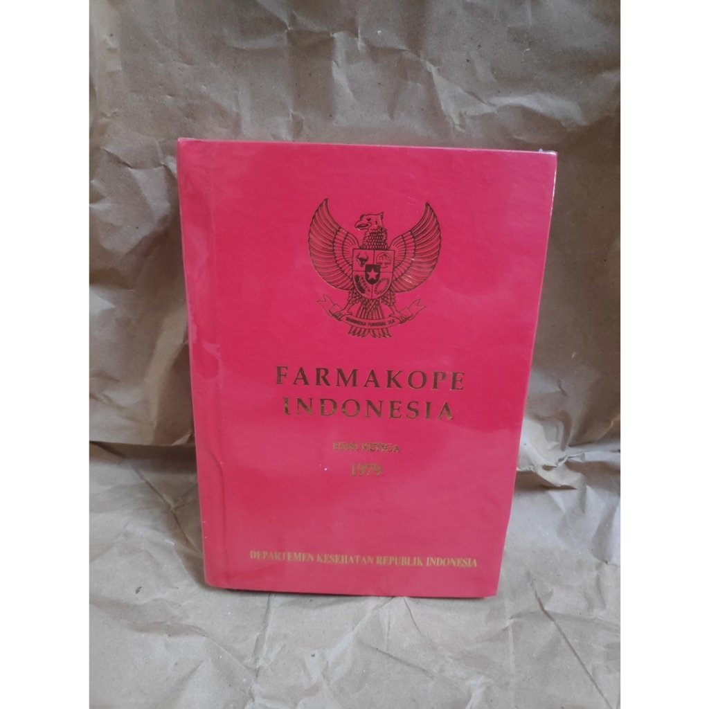 Farmakope indonesia edisi 3 buku wajib