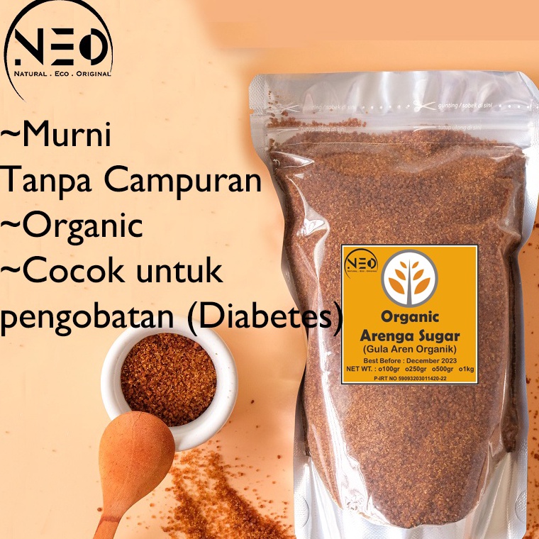 

Big S4le Gula Aren Organik 1kg / Gula Semut / Arenga Sugar Organic GRADE A EXPORT QUALITY/ Tanpa Campuran Gula Tebu/ Gula Aren 1kg [194]
