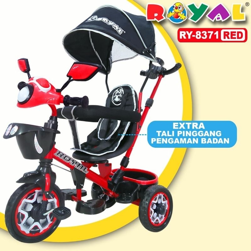 GOSEND SMG Tricycle Royal 8371 sepeda roda tiga anak bayi balita latihan mengayuh