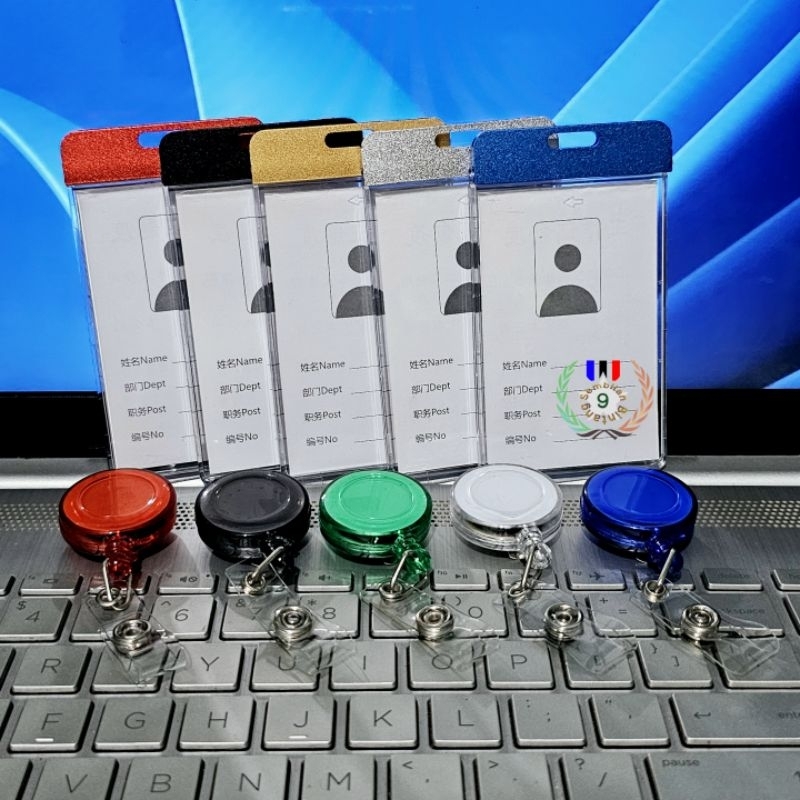 

Tempat Id Card Akrilik Alumunium Sliding Kelas Atas + Yoyo Id Card