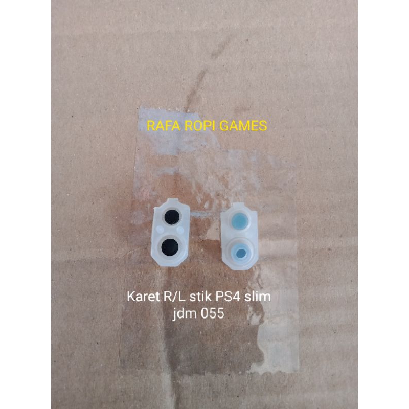 KARET R/L STIK PS4 SLIM JDM055 ( HARGA PER 1 PCS )