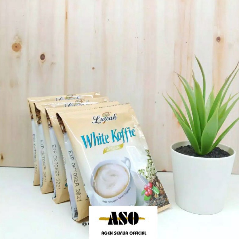 

DiSk0n Kopi Luwak white Coffe original 20g RENCENG ( ISI 10) Terhitz