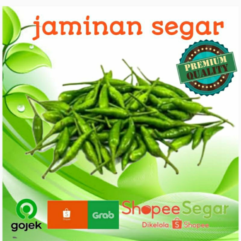 

cabai rawit ijo 500gr