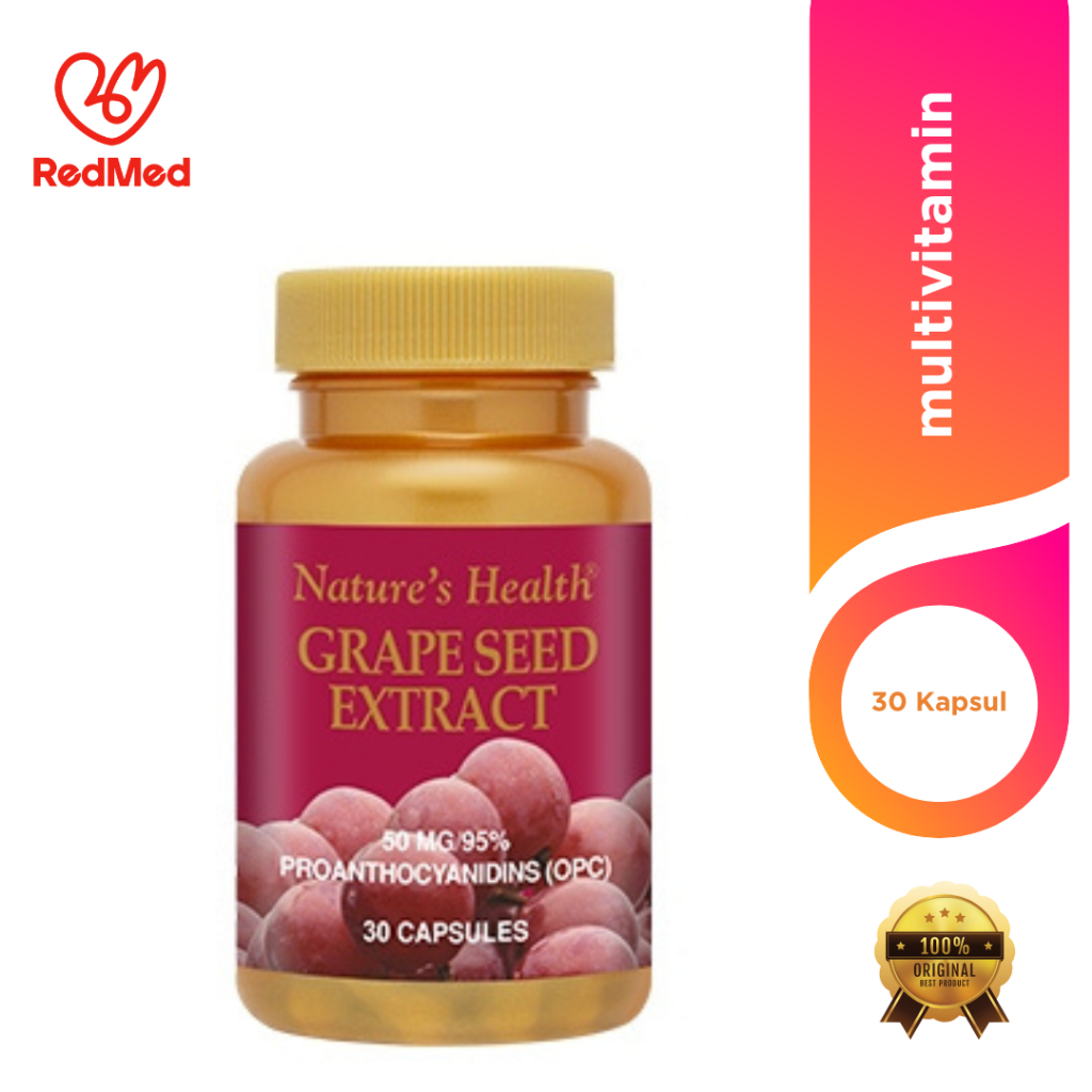NATURE'S HEALTH GRAPE SEED EXTRACT 30S