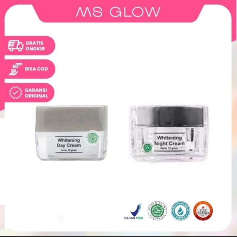 DAY CREAM MS GLOW / NIGHT CREAM MS GLOW / KRIM SIANG DAN KRIM MALAM MS GLOW