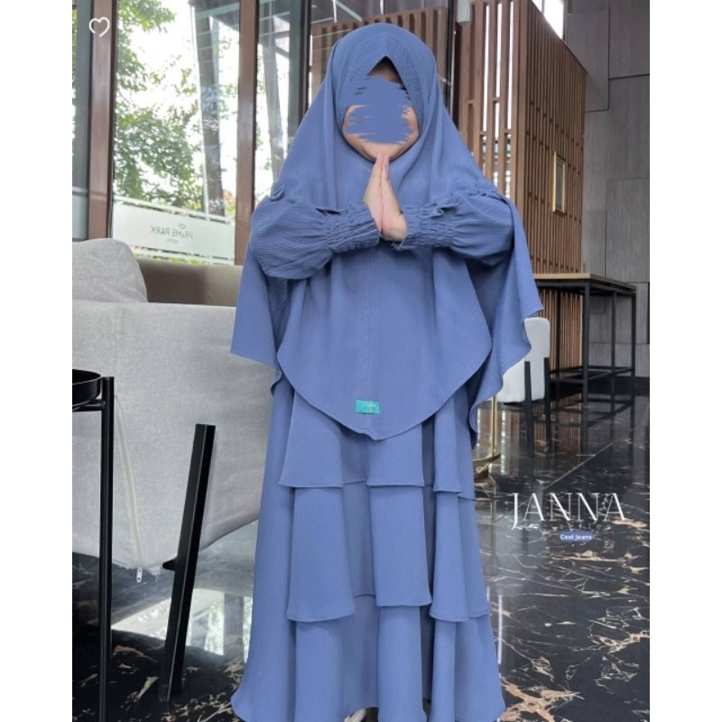 PROMO RAMADHAN TERLARIS GAMIS JANNA KIDS MAHIRA/LITTLE JANNA MAHIRA/GAMIS ANAK MAHIRA/SET JANNA ANAK