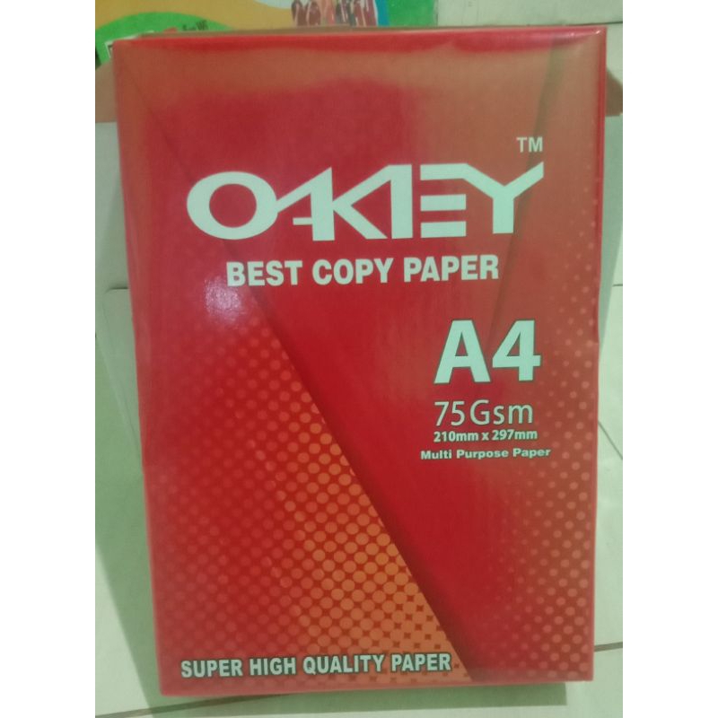 

Kertas HVS Merk Okey A4 75 Gsm