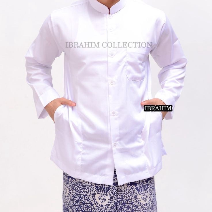 Official Shop Baju Koko Haibah Exsklusive Saku Samping Koko Habaib Model Ammu Ibrahim