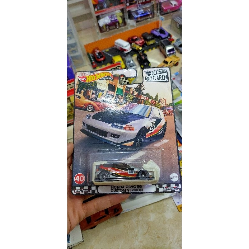 hotwheels premium honda civic eg boulevard rare