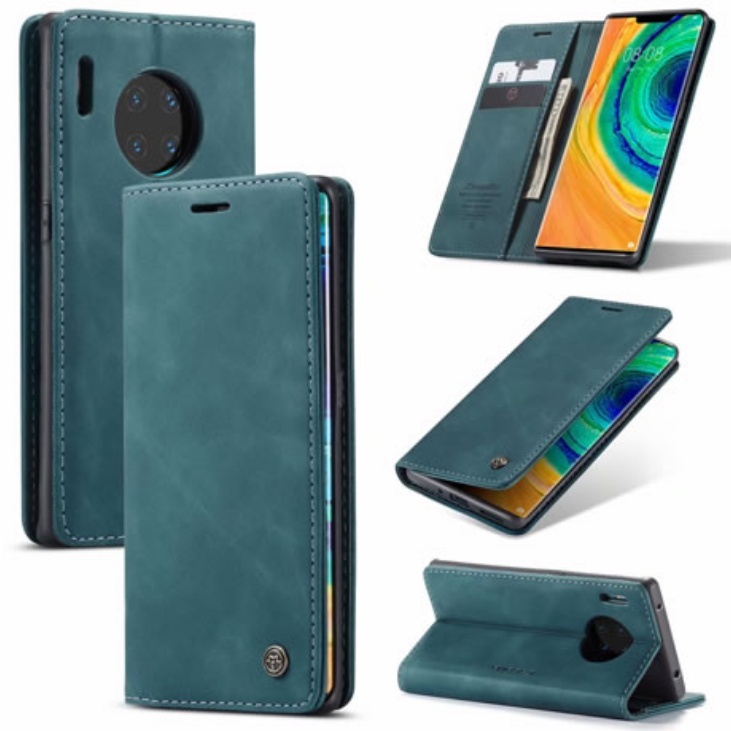 Flip Case CaseMe Huawei Nova 9 - Mate 40 Pro - Mate 30 Pro Premium Leather Flip Wallet Case Casing D