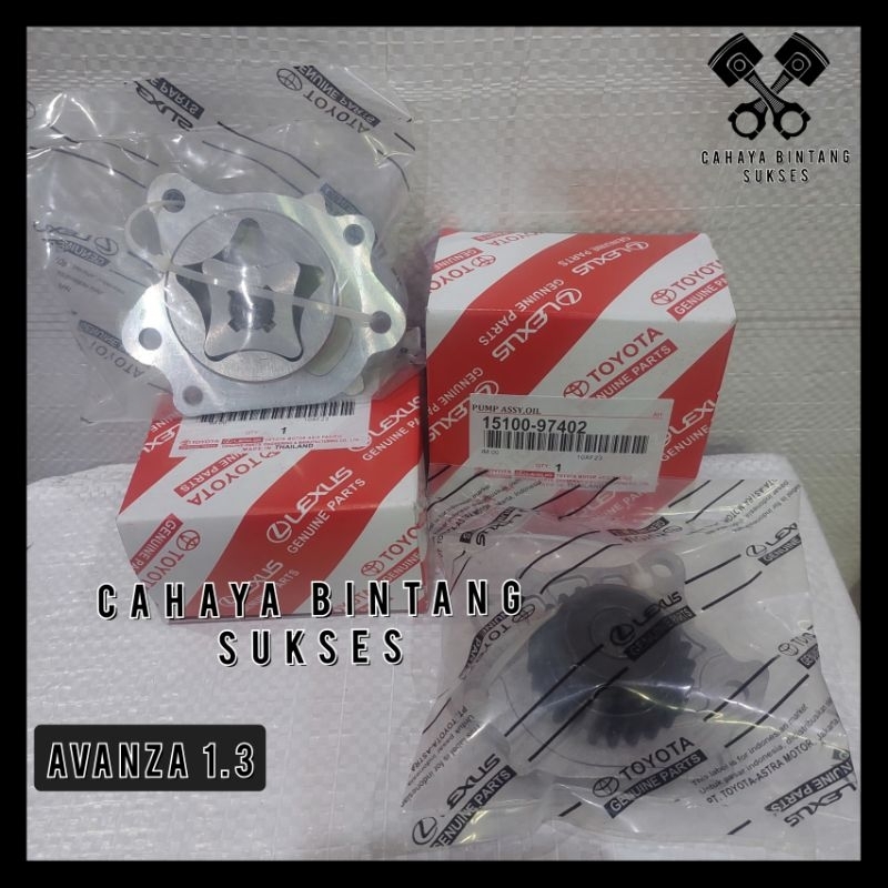 POMPA OLI OIL TOYOTA AVANZA 1.3  XENIA 1.3 GRAND MAX GRANDMAX
