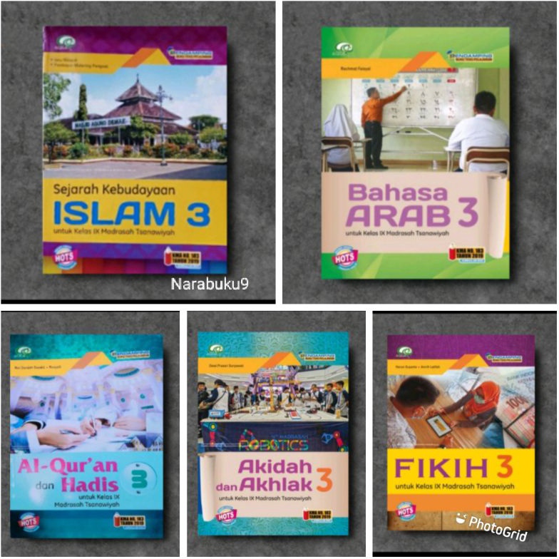 

Murah.. Bahasa Arab Fikih SKI Al Qur'an dan hadis Akidah Akhlak kelas 9 SMP Revisi HOTS KMA Aqila 94