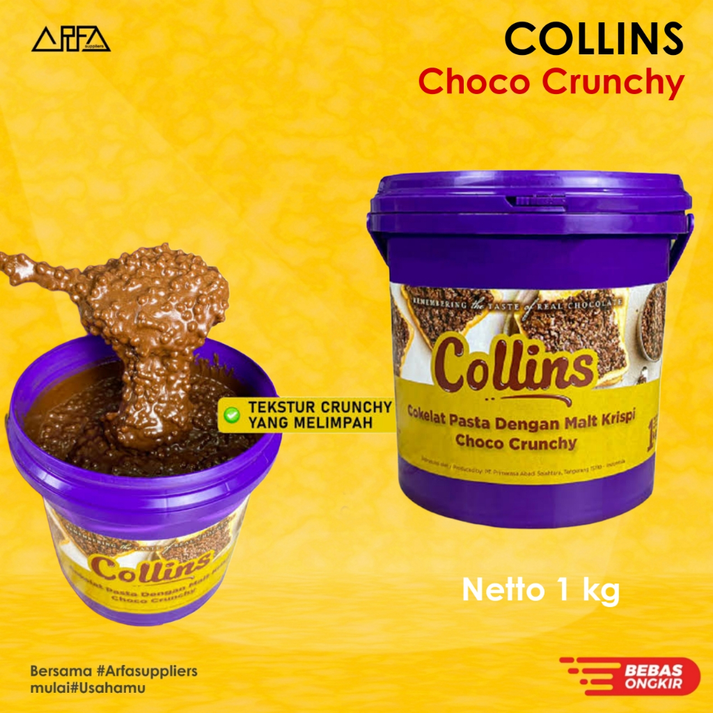 

Collins Coklat Pasta Choco Crunchy 1kg