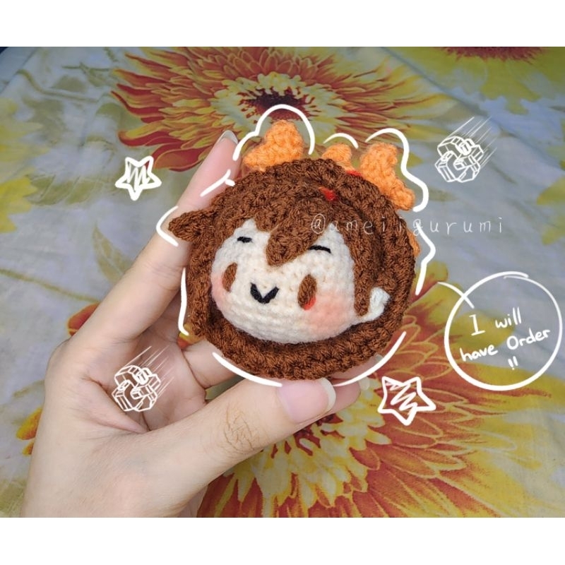 Zhongli Mochi Plush Boneka Mochi