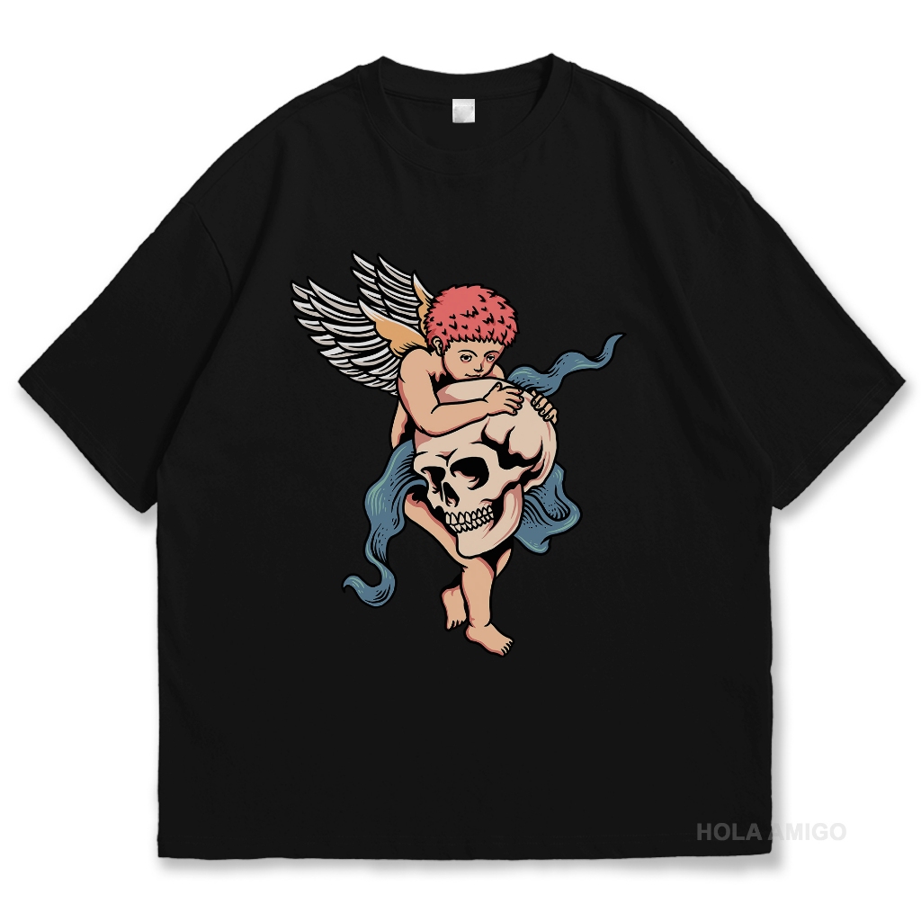 Kaos / Baju Distro Streetwear Peri Tengkorak