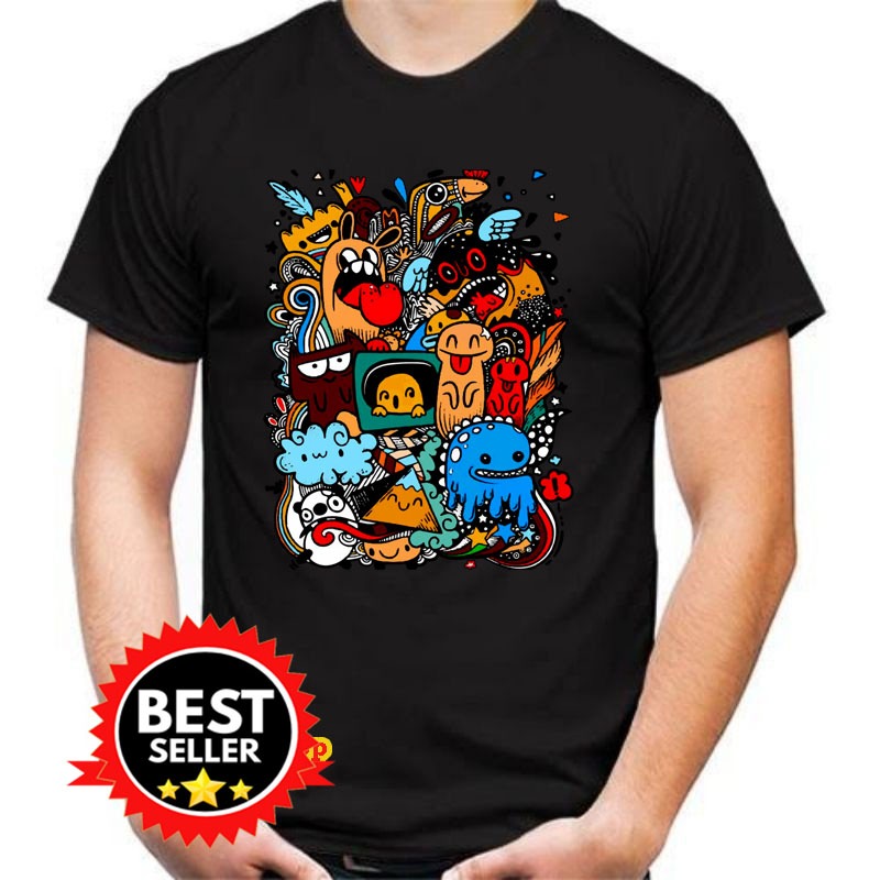 T-Shirt Vexx Doodle Art Kaos