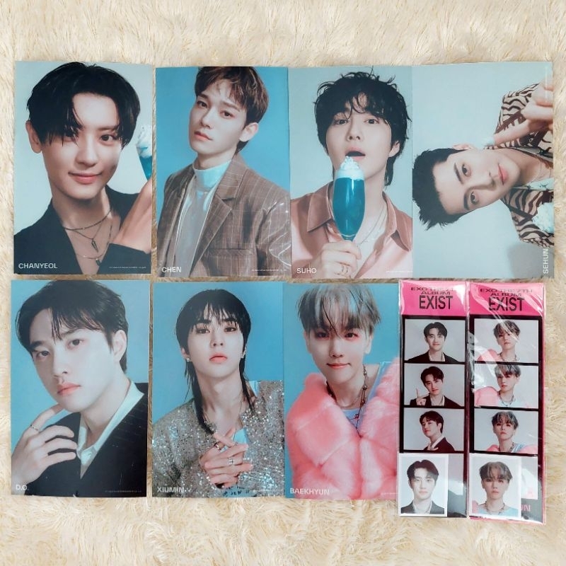 EXO EXIST CREAM SODA MD 4X6 PHOTOSET CHANYEOL D.O. BAEKHYUN SUHO CHEN XIUMIN SEHUN BAEKHYUN D.O. 4CU