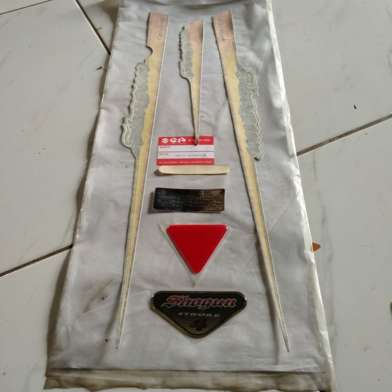 Striping Shogun kebo 68000 31CDOAS22 kembung tromol Lis decal sticker