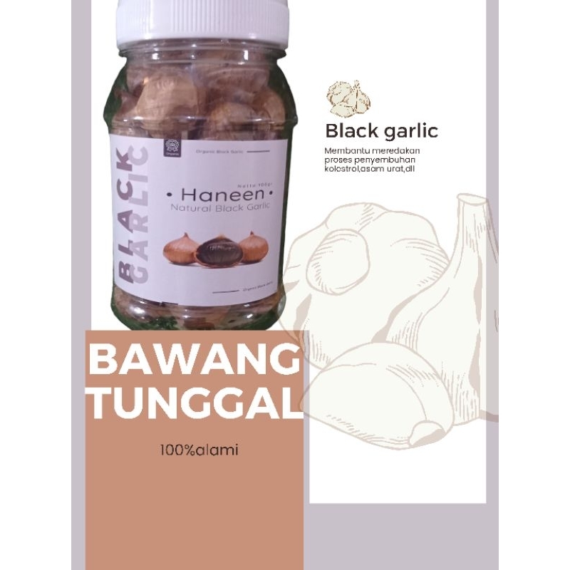 

blackgarlick|bawang tunggal|bawang tunggal fermentasi madu 115grm|blackgarlic 115grm