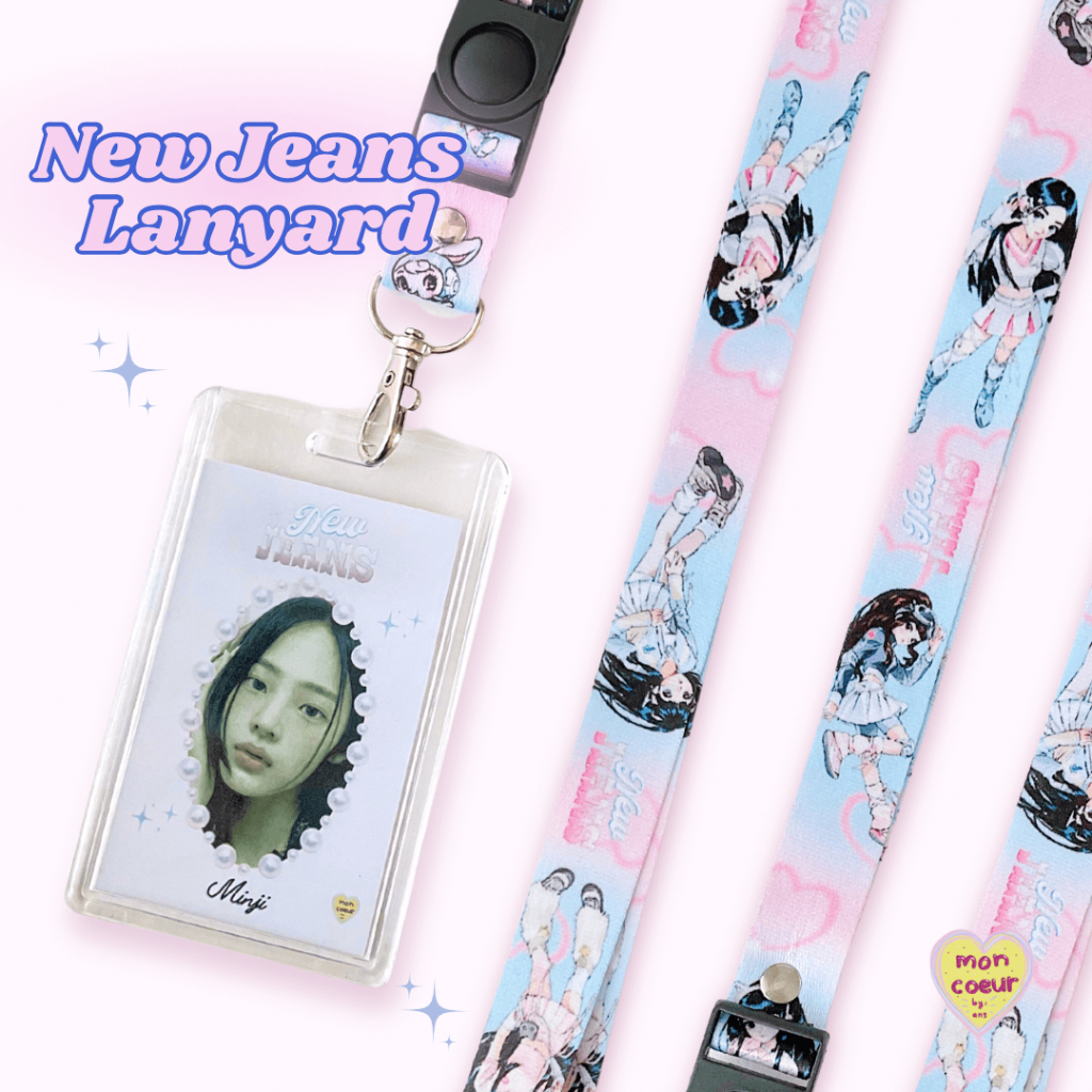 

NewJeans Anime Ver ID Card Holder Lanyard Kpop