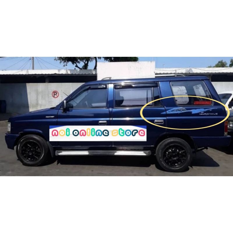 Sticker List body Mobil Panther new Royale