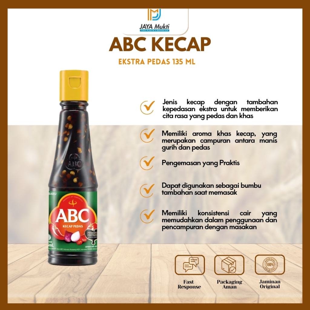

ABC Kecap Pedas 135 Ml Kemasan Praktis dan Ekonomis