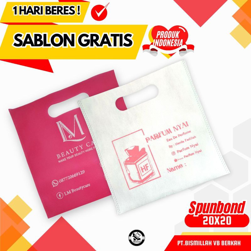 

PROMO TAS SABLON FREE DESAIN CEPAT JADI SOUVENIR ULTAH WEDDING PESTA SYUKURAN BANYAK PILIHAN BISA COD TERLARIS JAWA FOP 20 X 20