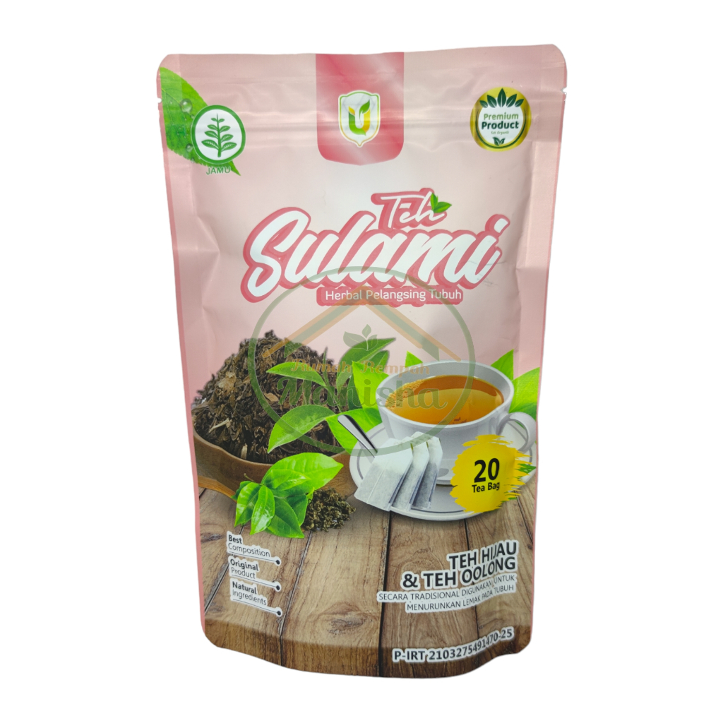 

Teh Sulami Herbal isi 20 Tea Bag - Teh Hijau Plus Teh Oolong Slimming Tea