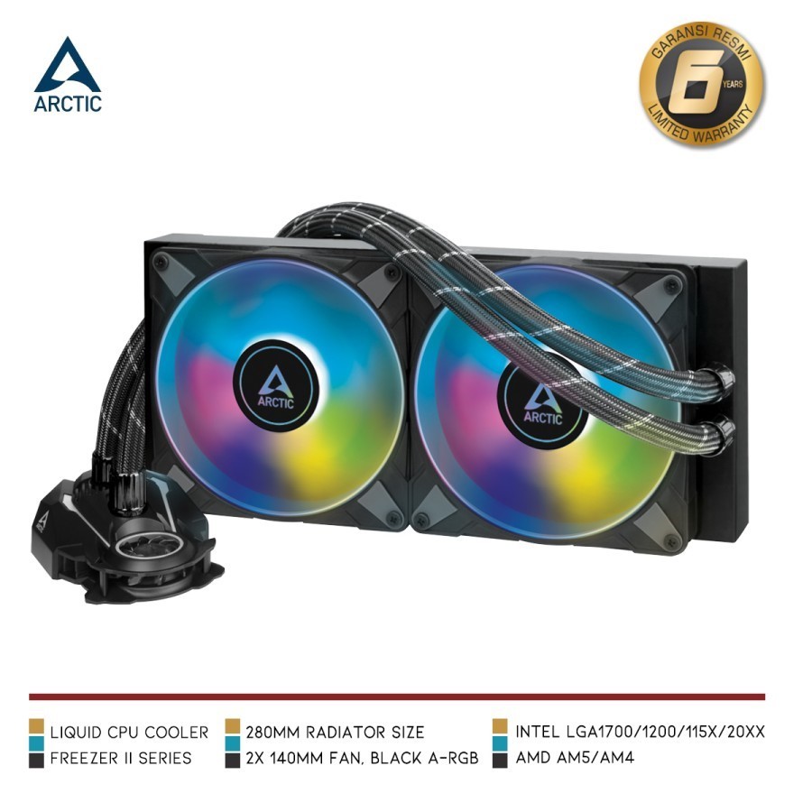 ARCTIC Liquid Freezer II 280 A-RGB 280mm ARGB - Liquid CPU Cooler