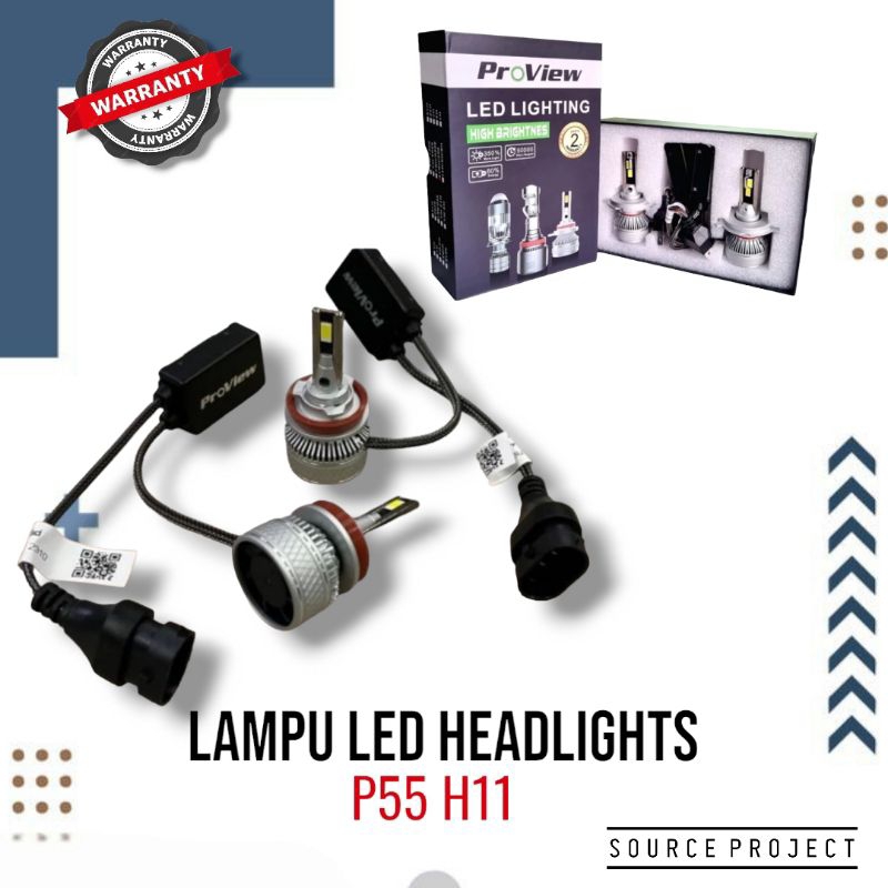 LAMPU PROVIEW LED HEADLIGHT LIGHTING - H11 RHD 6500K