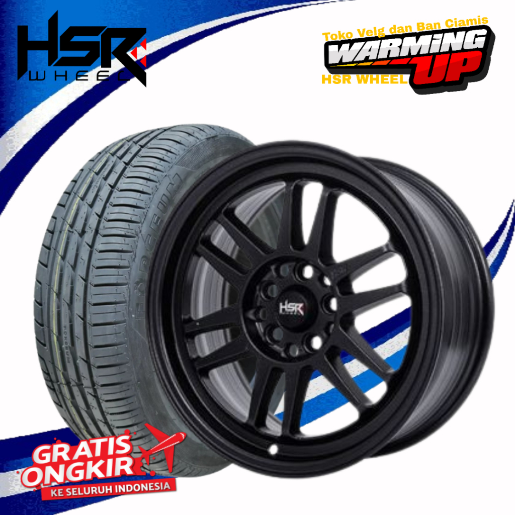 Paket Velg Ban Racing Ertiga Ring 16 HSR BLY + Forceum Octa 195/55/16 Tubles