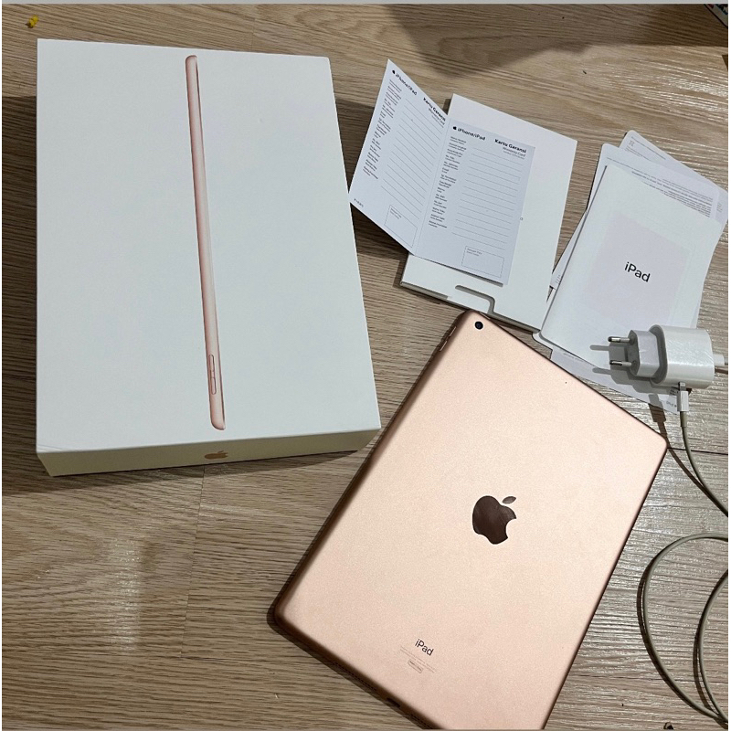 Ipad 8 128gb ex ibox fullset ori bawaan