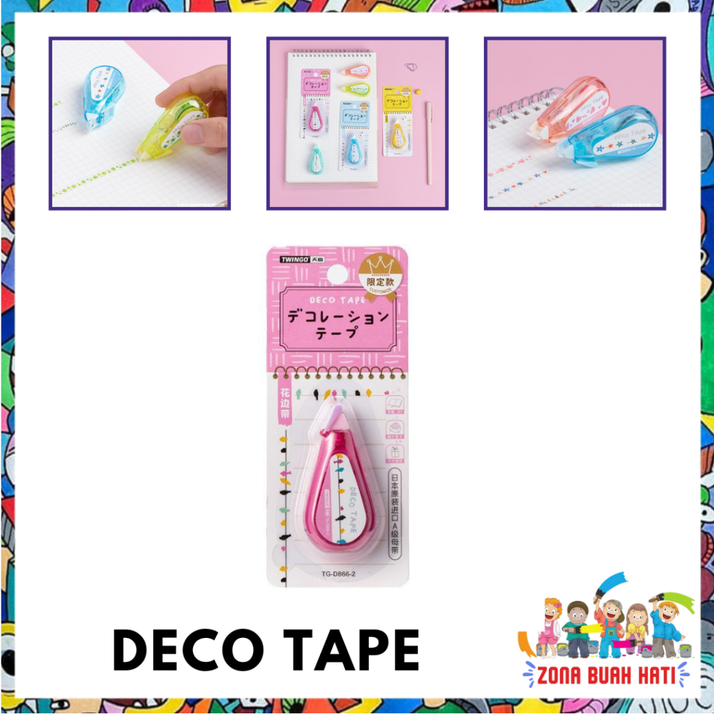 

ZBH Deco Tape Stempel Roller Stamp TG-D866 5mm X 5m Portable DIY Untuk Scrapbook Correction Tape Mini Motif Love Burung Daun Higlighter Pattern Correction Tape For DIY Decorative Scrapbook Journal