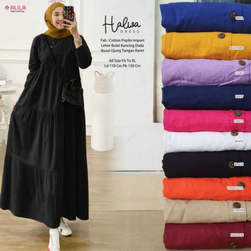 HALWA DRESS ORIGINAL BY ALILA HIJAB