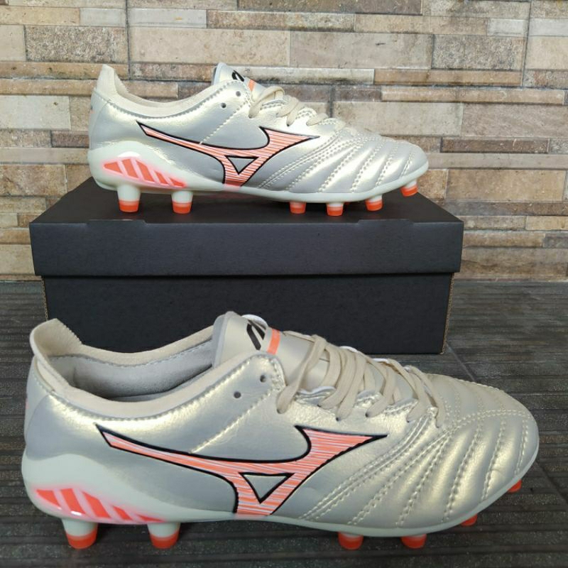 SEPATU BOLA MIZUNO NEO3 WHITE PINK FG SOCCER - SEPATU SOCCER