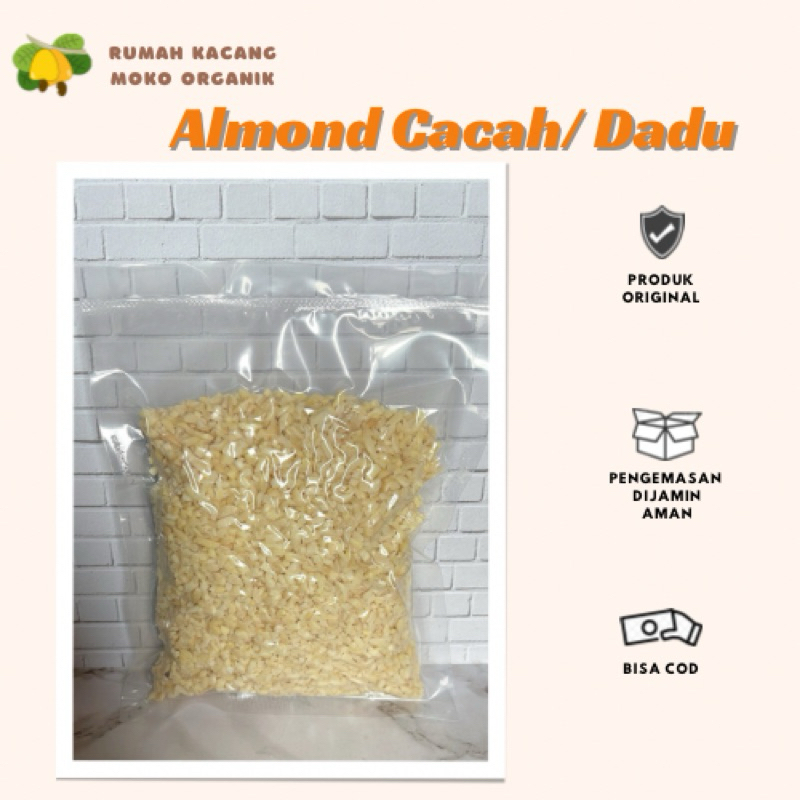 

Almond Cacah Dadu 250 gr (mentah)