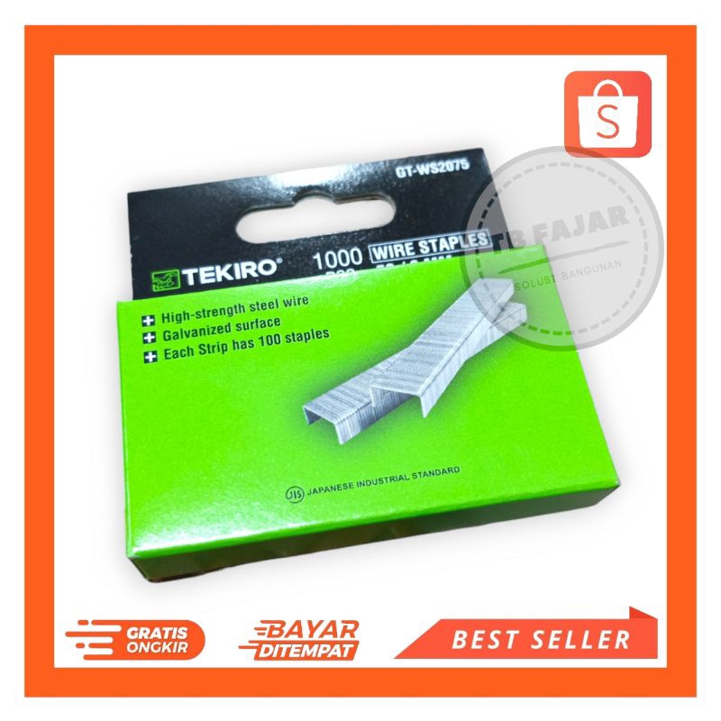 

TEKIRO Isi Staples Tembak Refill Type 53 Ukuran 8mm Original