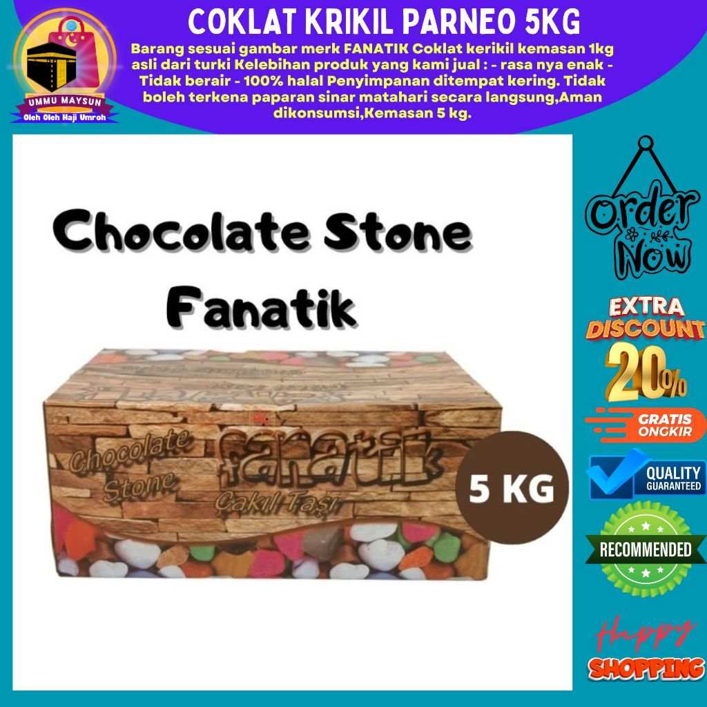 

Grosir Coklat kerikil choco stone coklat turki 5kg