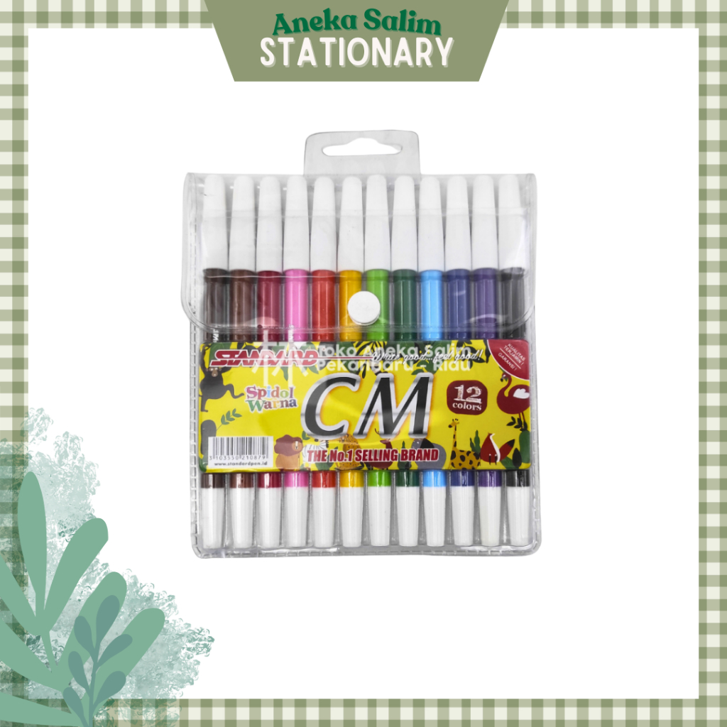 

Anekasalim - Spidol 12 warna standard CM2