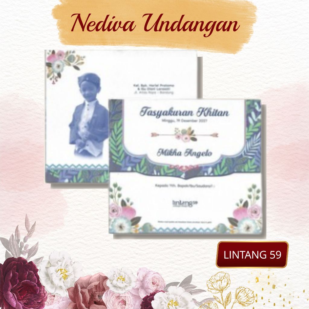 Blangko Undangan Lintang 59 Harga Murah
