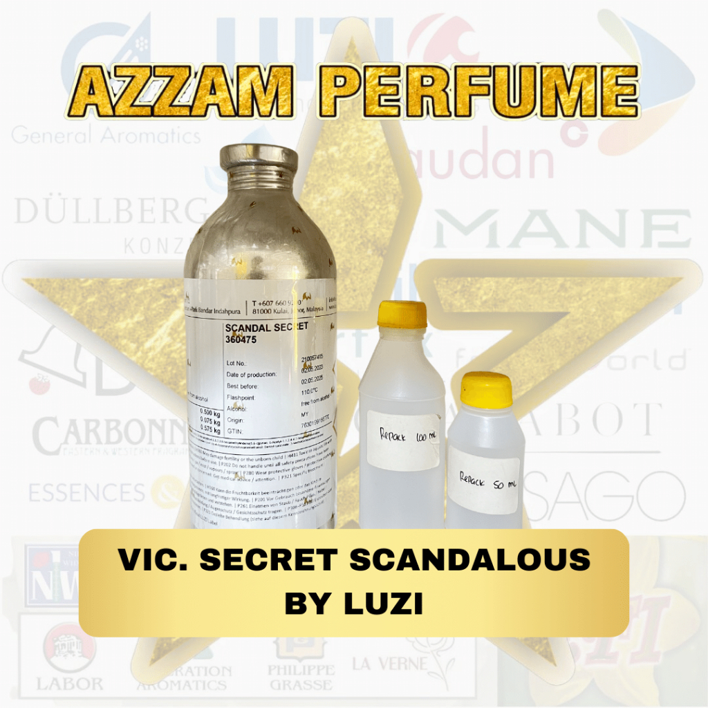 BIBIT PARFUM SCANDAL SECRET BY LUZI 50 ML/100 ML REPACK