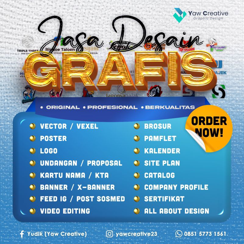 JASA DESAIN MURAH | DESAIN LOGO | DESAIN POSTER | DESAIN PAMFLET